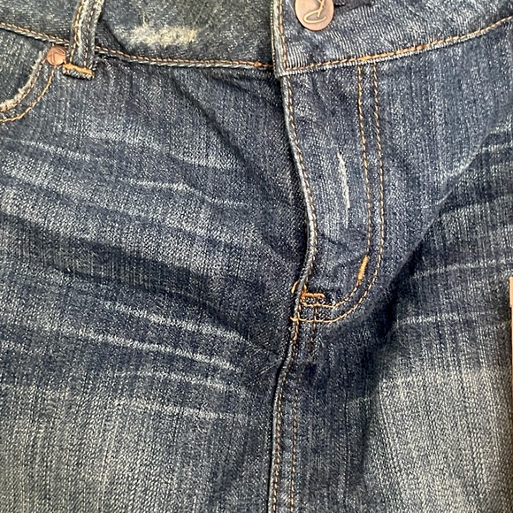 NWT Rampage Distressed Jean Skirt Size 13 - Picture 13 of 14